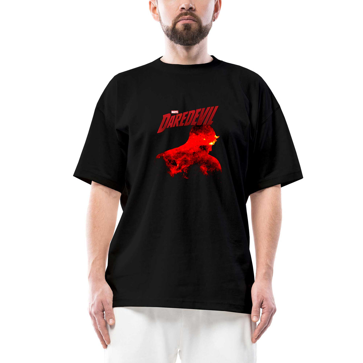 DareDevil Oversize Siyah Tişört