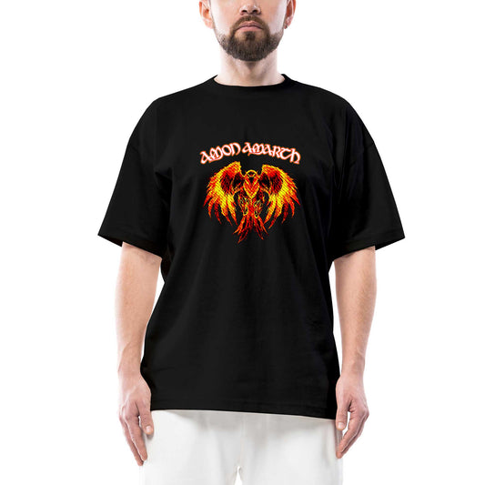 Amon Amarth Phoneix Oversize Siyah Tişört