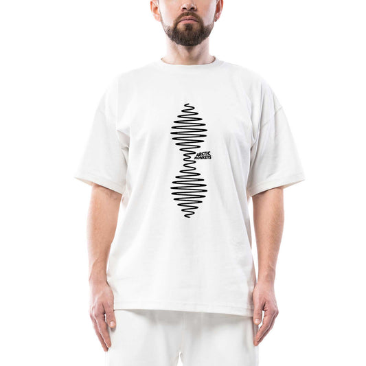 Arctic Monkeys Wave Oversize Beyaz Tişört