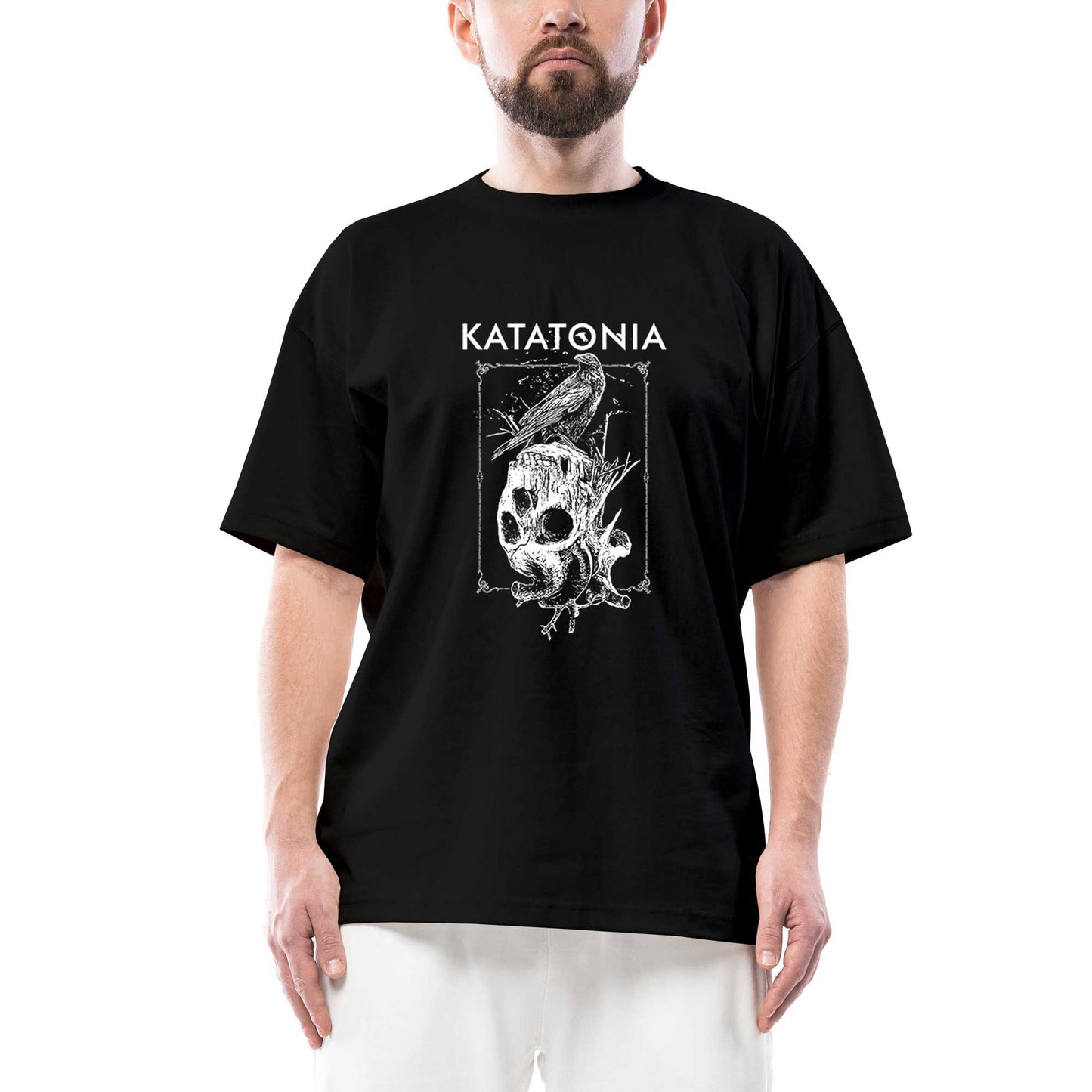 Katatonia Crow Oversize Siyah Tişört