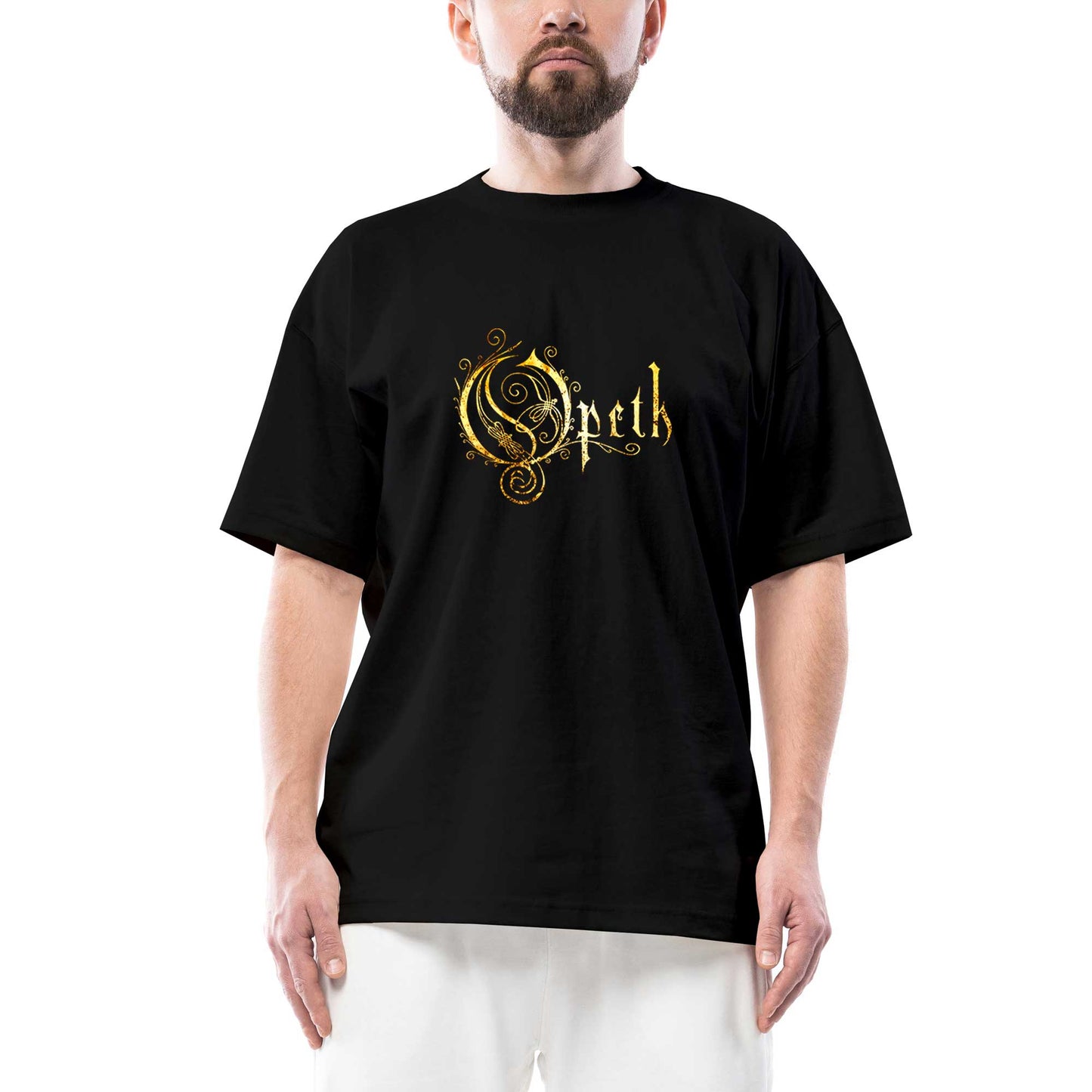 Opeth Logo Classic Oversize Siyah Tişört
