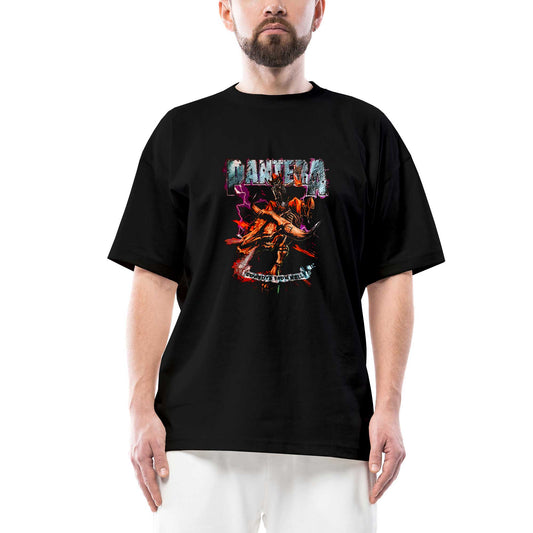 Pantera Cowboys From Hell Oversize Siyah Tişört