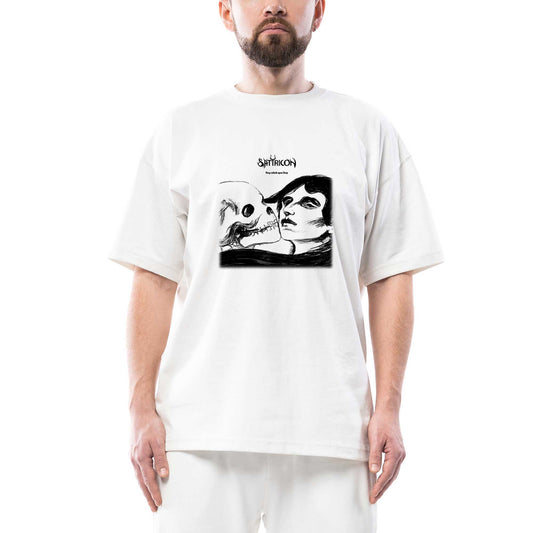 Satyricon Deep Calleth Upon Deep Oversize Beyaz Tişört