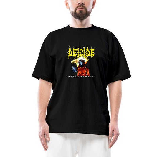 Deicide Serpents Of The Lıght Oversize Siyah Tişört