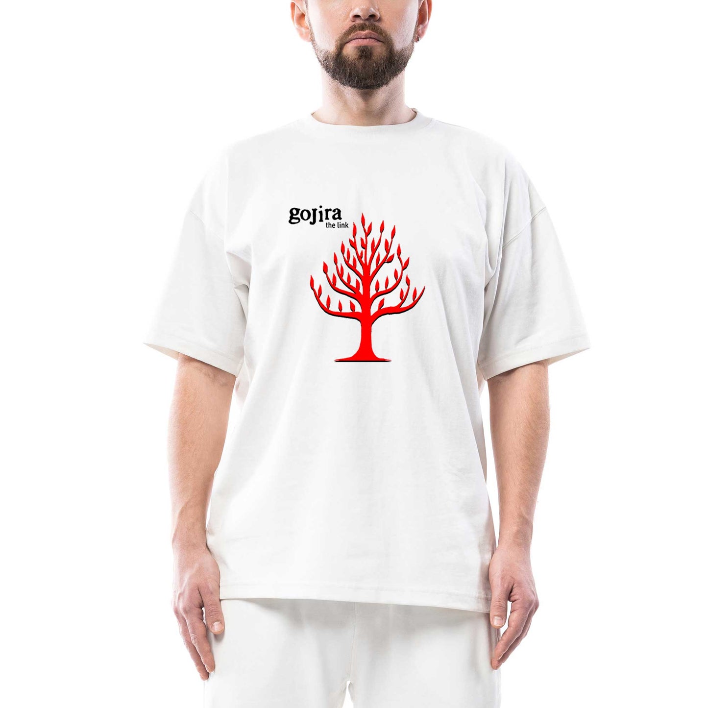 Gojira The Link Oversize Beyaz Tişört