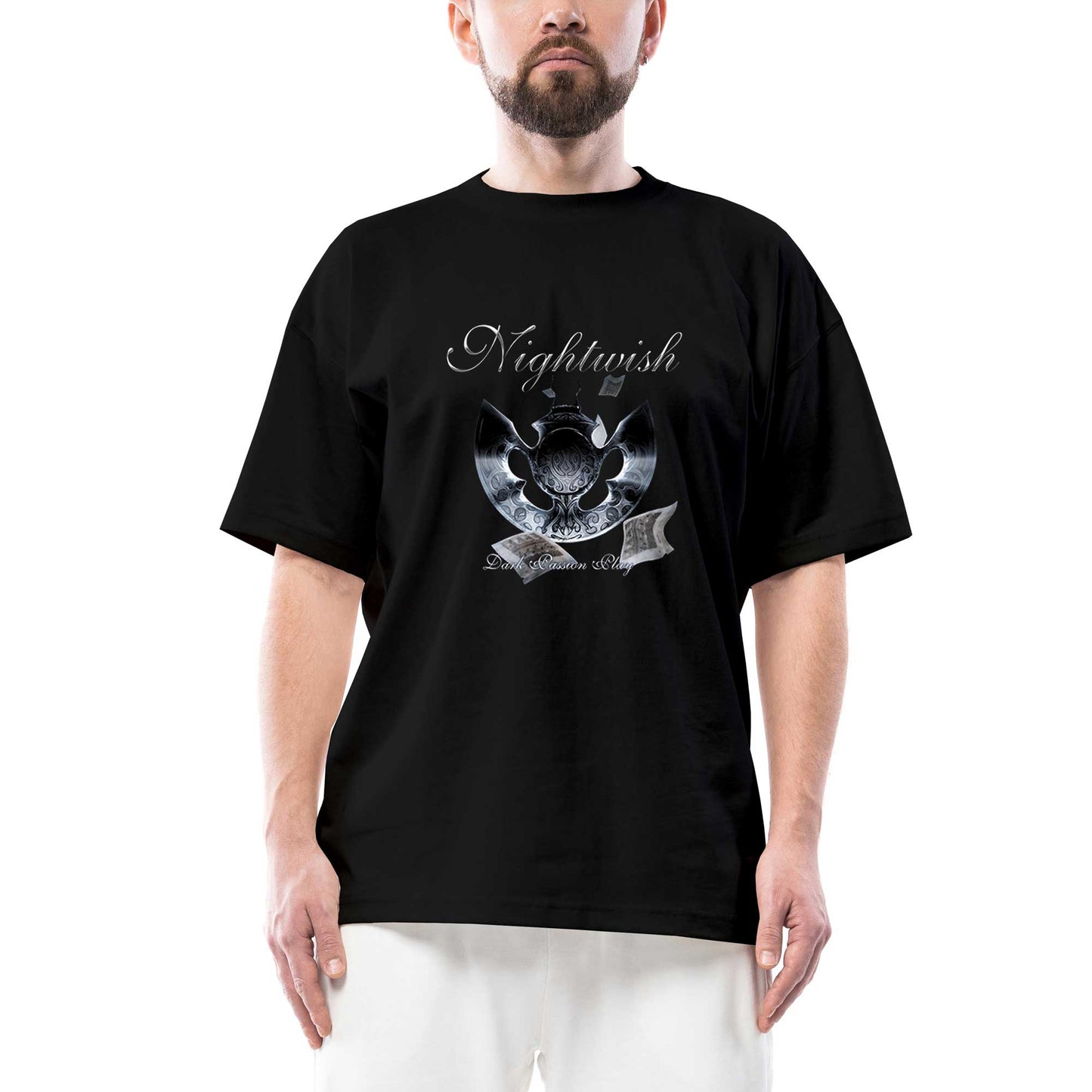Nightwish Dark PassIron Play Oversize Siyah Tişört