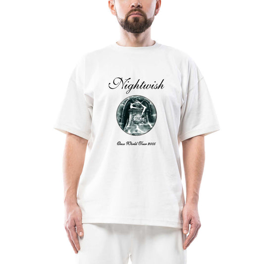 Nightwish Once Oversize Beyaz Tişört