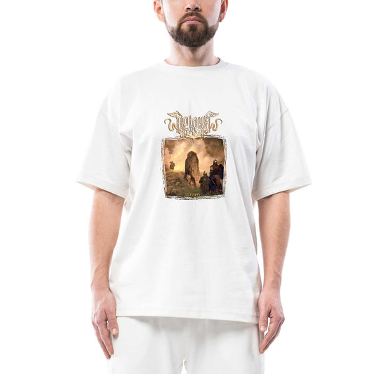 Arkona Slovo Oversize Beyaz Tişört