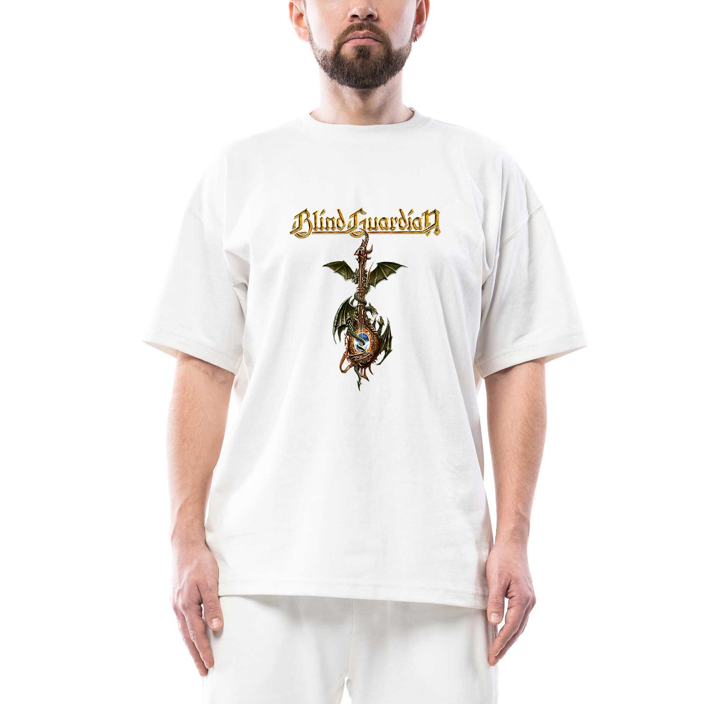 Blind Guardian Imaginations From the Other Side Oversize Beyaz Tişört