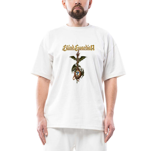 Blind Guardian Imaginations From the Other Side beyaz oversize tişört