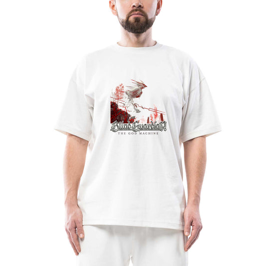 Blind Guardian the God Machine Oversize Beyaz Tişört