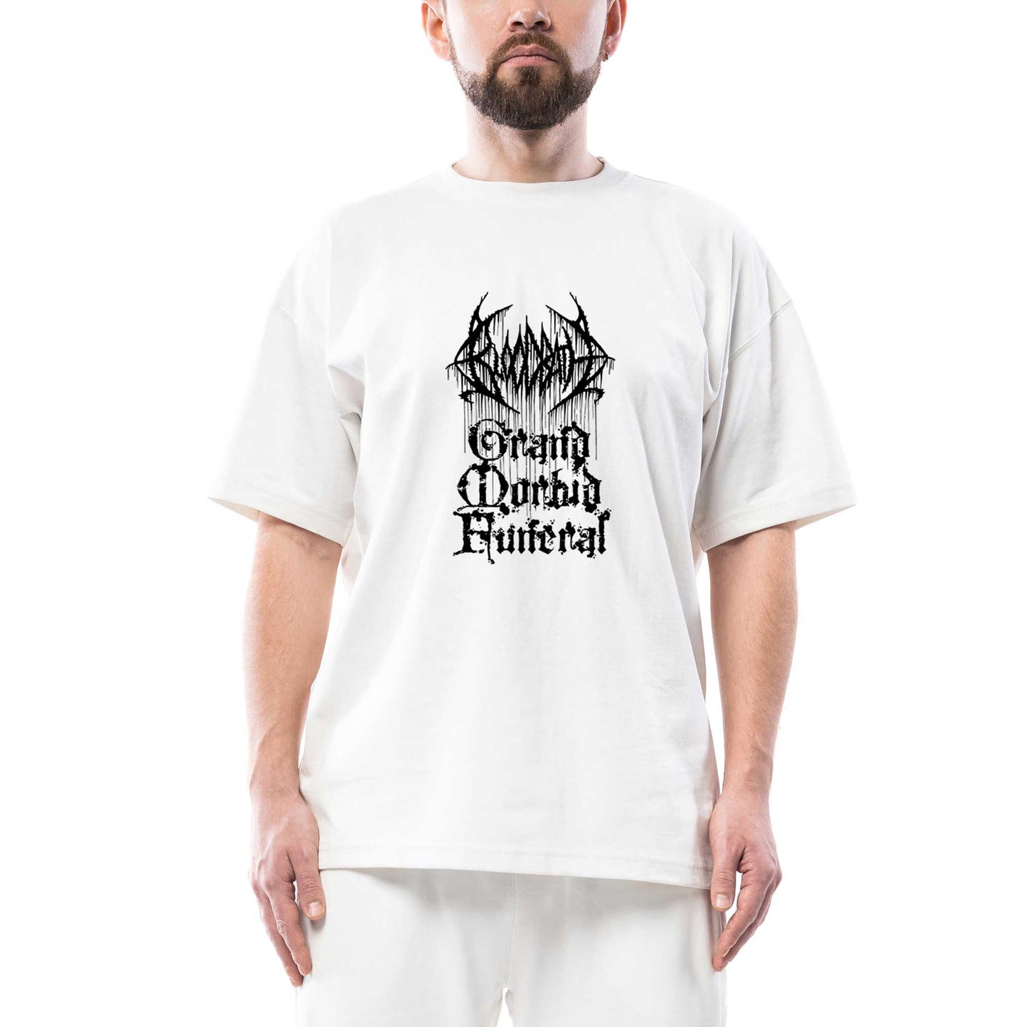 Bloodbath Grand Oversize Beyaz Tişört