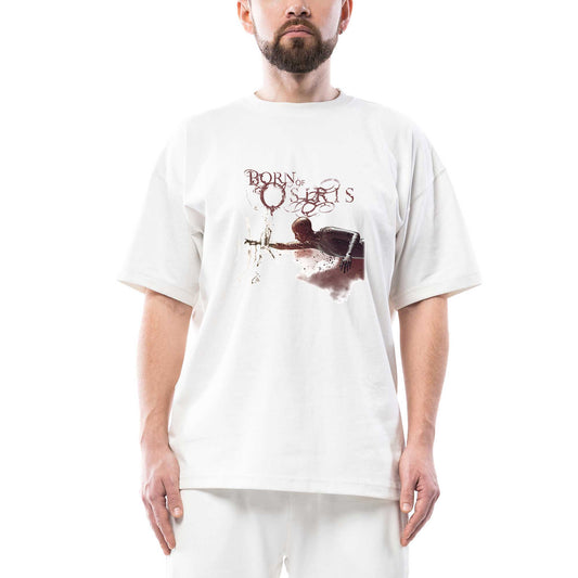 Born of Osiris The Simulation Oversize Beyaz Tişört