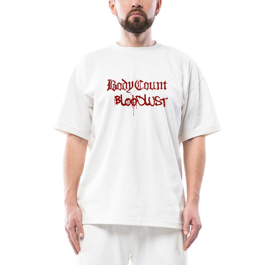 Body Count Bloodlust Oversize Beyaz Tişört