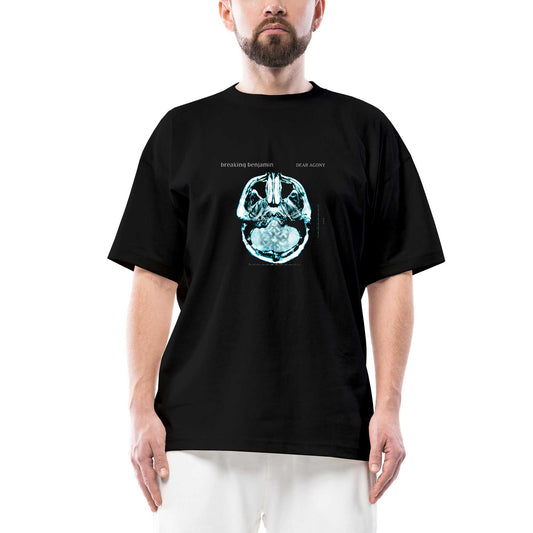 Breaking Benjamin Dear Agony Oversize Siyah Tişört