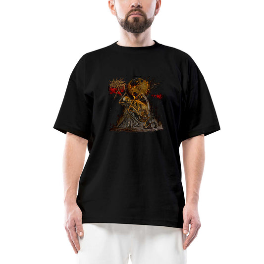 Cattle Decapitation Death Atlas Oversize Siyah Tişört
