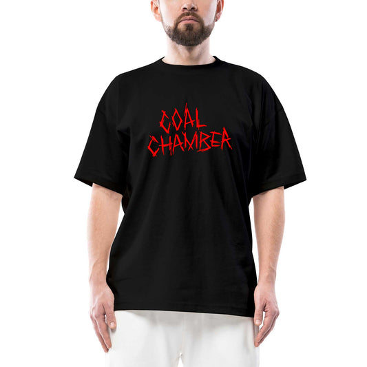 Coal Chamber Logo Classic Oversize Siyah Tişört