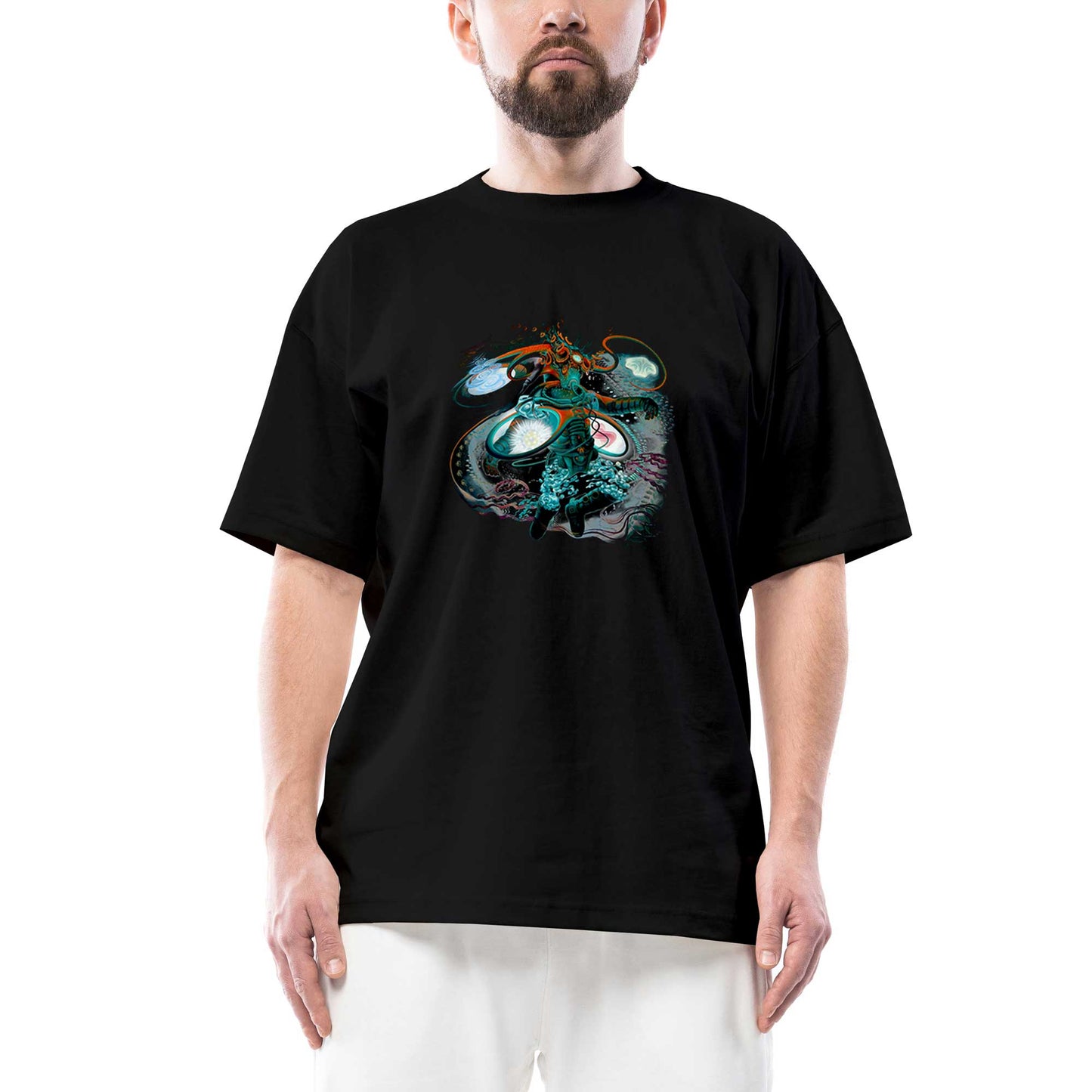Coheed and Cambria the Afterman AscensIron Oversize Siyah Tişört