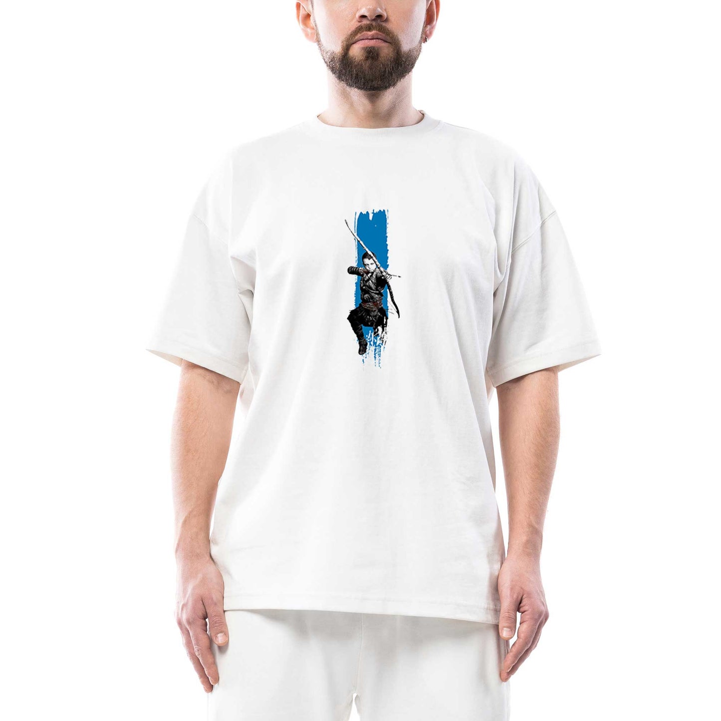 God Of War Atreus Oversize Beyaz Tişört