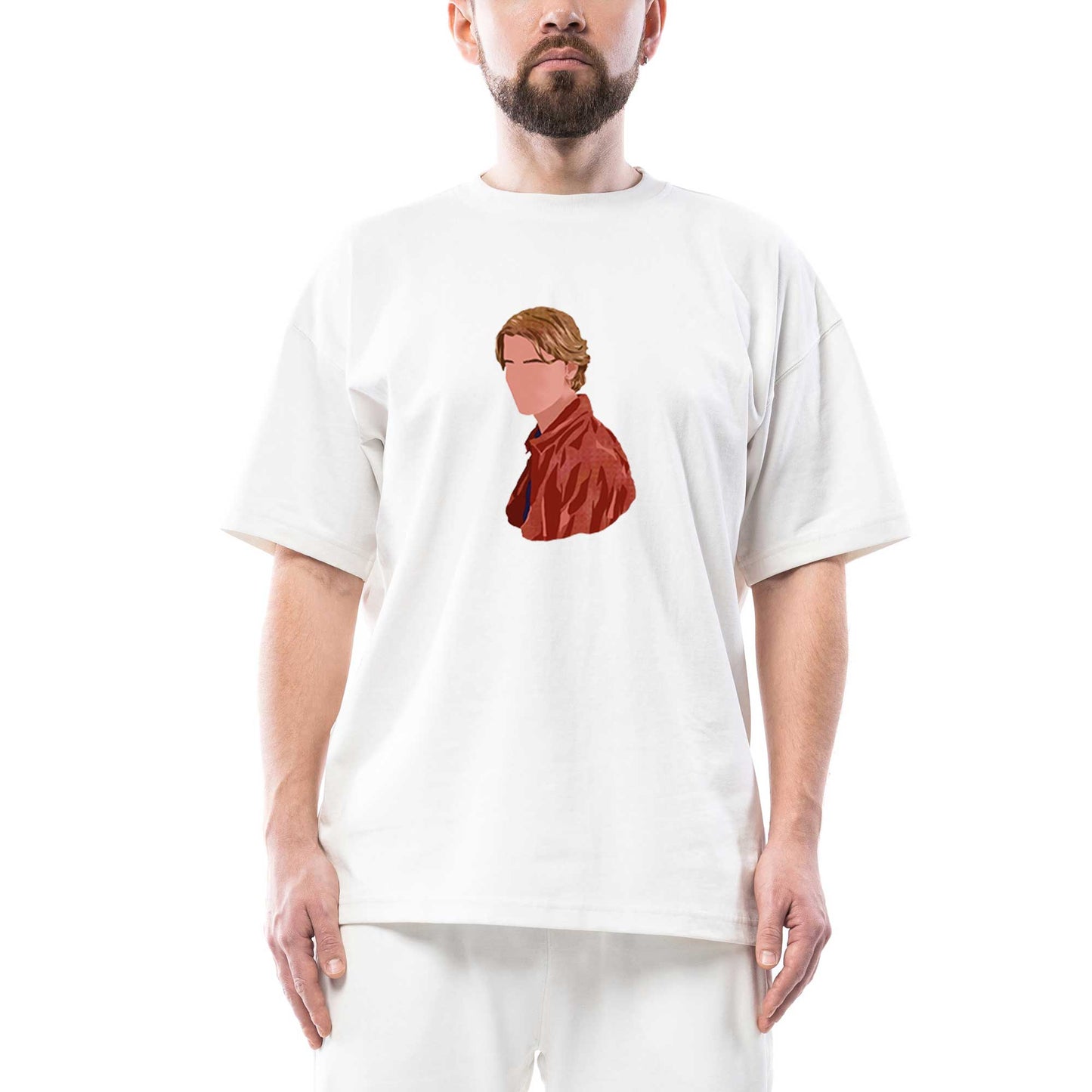 Young Royals Wilhelm Oversize Beyaz Tişört