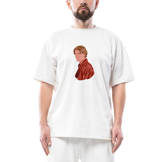 Young Royals Wilhelm Oversize Beyaz Tişört