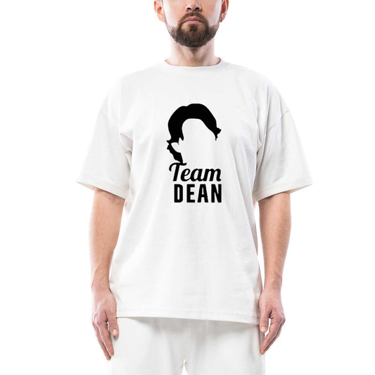 Glimore Girls Team Dean Oversize Beyaz Tişört