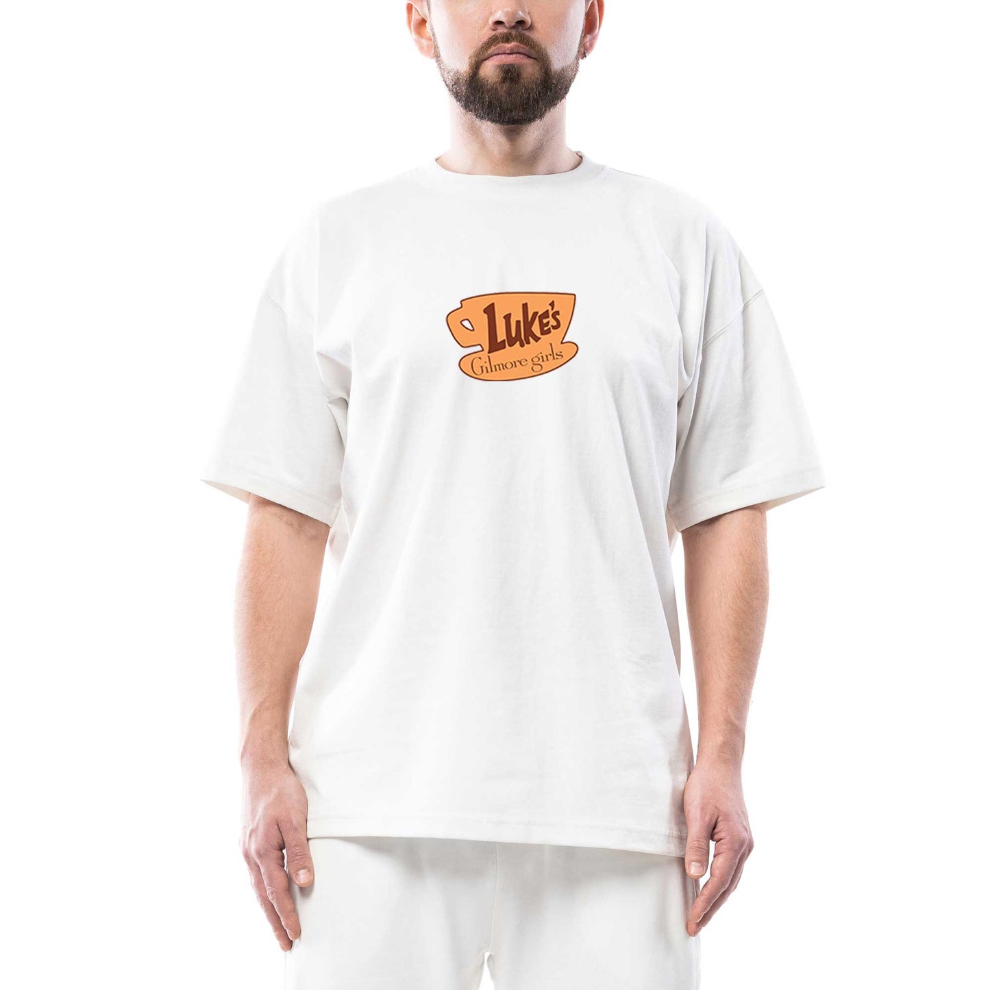 Glimore Girls Luke's Oversize Beyaz Tişört
