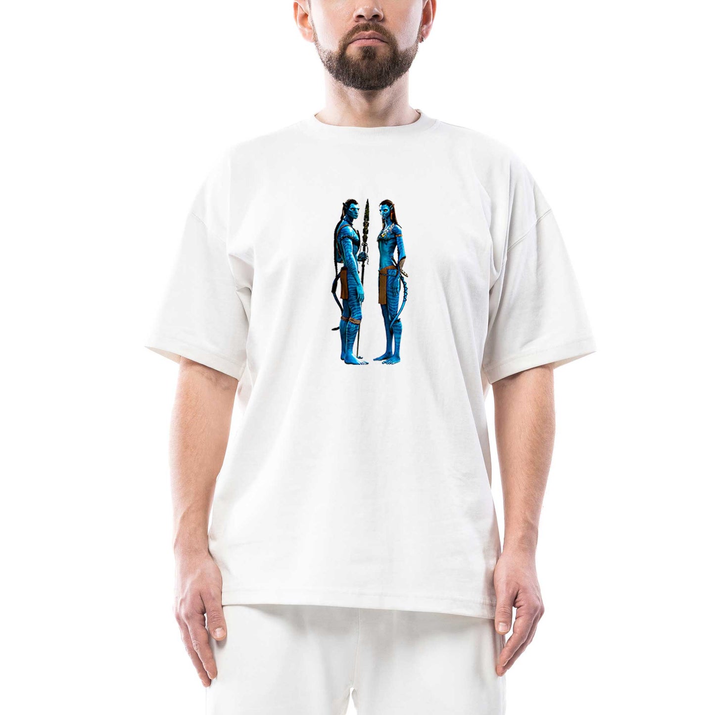 Avatar The Way Of Water Neytiri And Oversize Beyaz Tişört