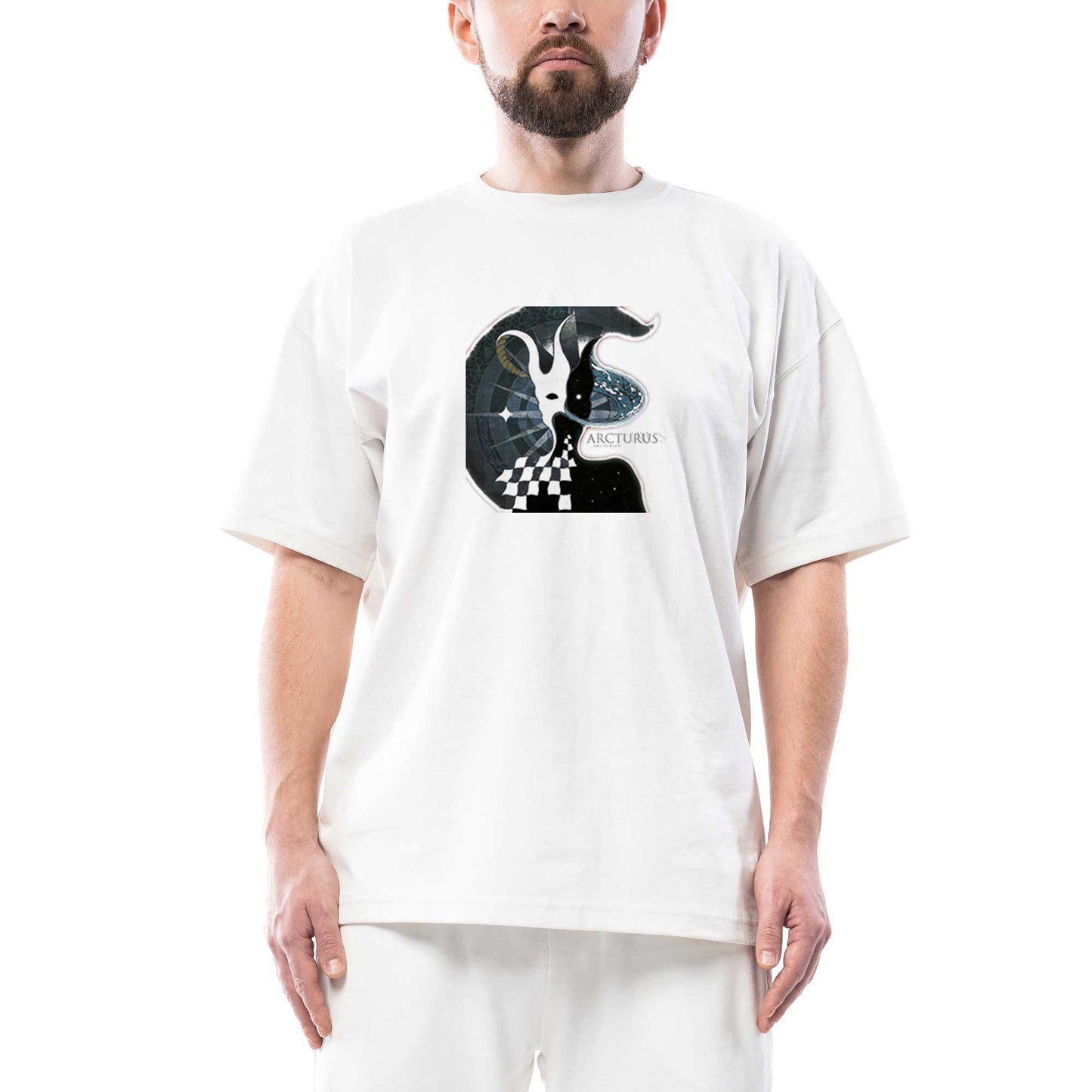 Arcturus Arcturian Oversize Beyaz Tişört Oversize Beyaz Tişört