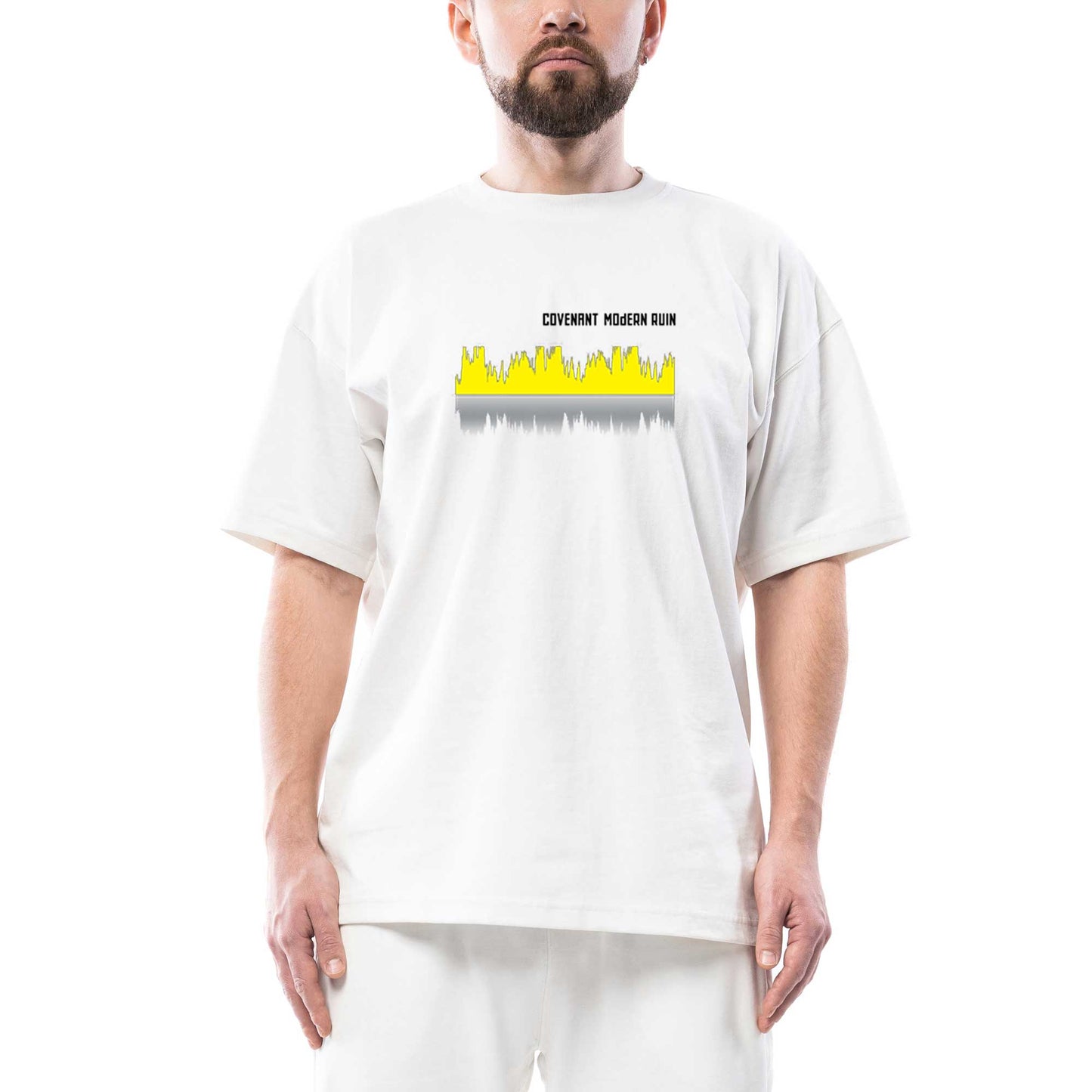 Covenant Modern Ruin Oversize Beyaz Tişört