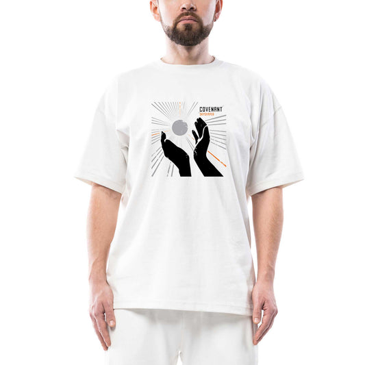 Covenant Skyshaper Oversize Beyaz Tişört