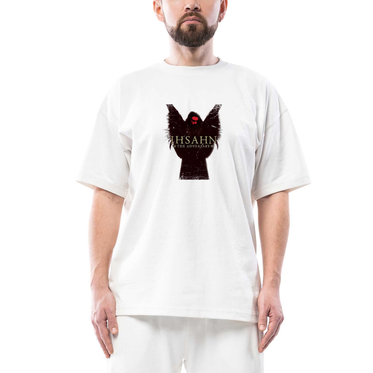 Ihsahn The Adversary Oversize Beyaz Tişört Oversize Beyaz Tişört