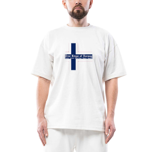 True Kings of Norway Oversize Beyaz Tişört Oversize Beyaz Tişört