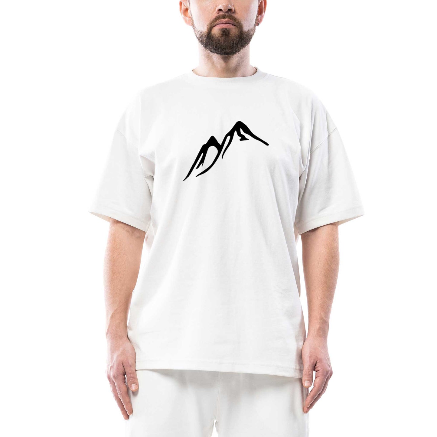 Everest Siluet Oversize Beyaz Tişört