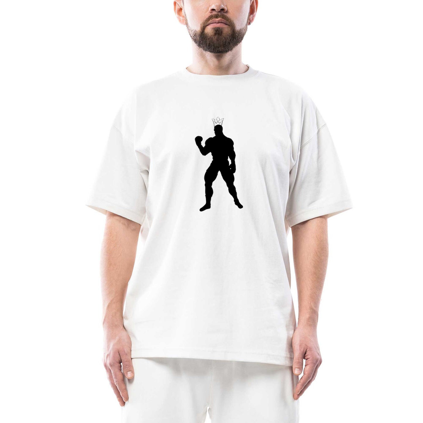 Mike Tyson Fury Oversize Beyaz Tişört