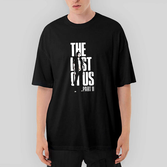 The Last Of Us Ellie Gamers Oversize Siyah Tişört