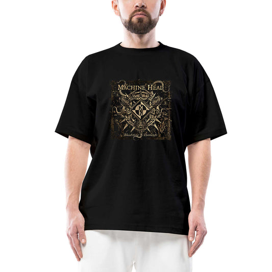 Machine Head Bloodstone Diamonds Oversize Siyah Tişört