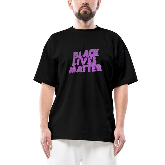 Black Sabbath Black Lives Matter Oversize Siyah Tişört