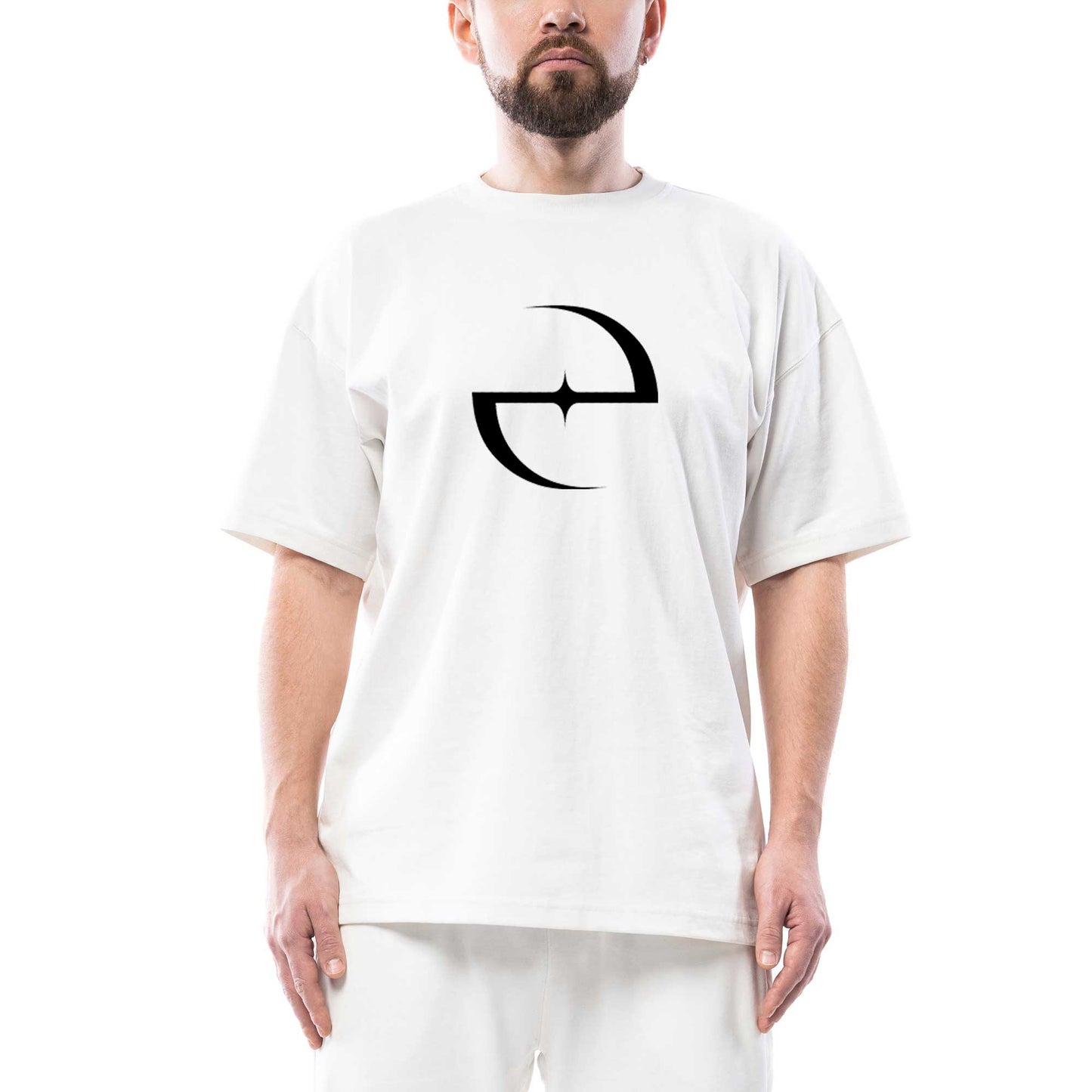 Evanescence Classic Logo Oversize Beyaz Tişört