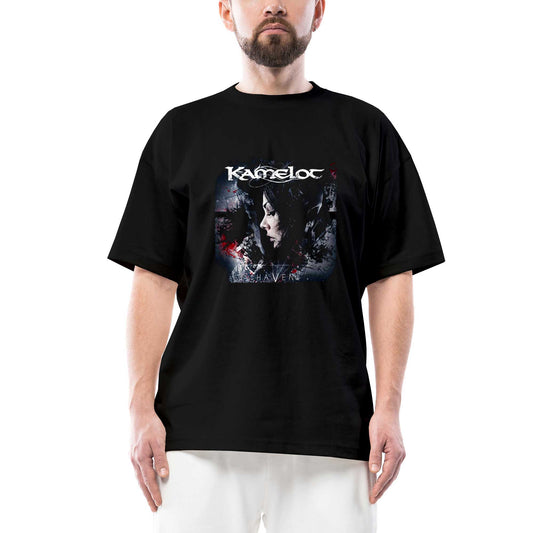 Kamelot Haven Oversize Siyah Tişört