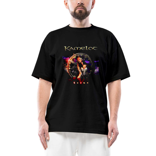 Kamelot Karma Oversize Siyah Tişört