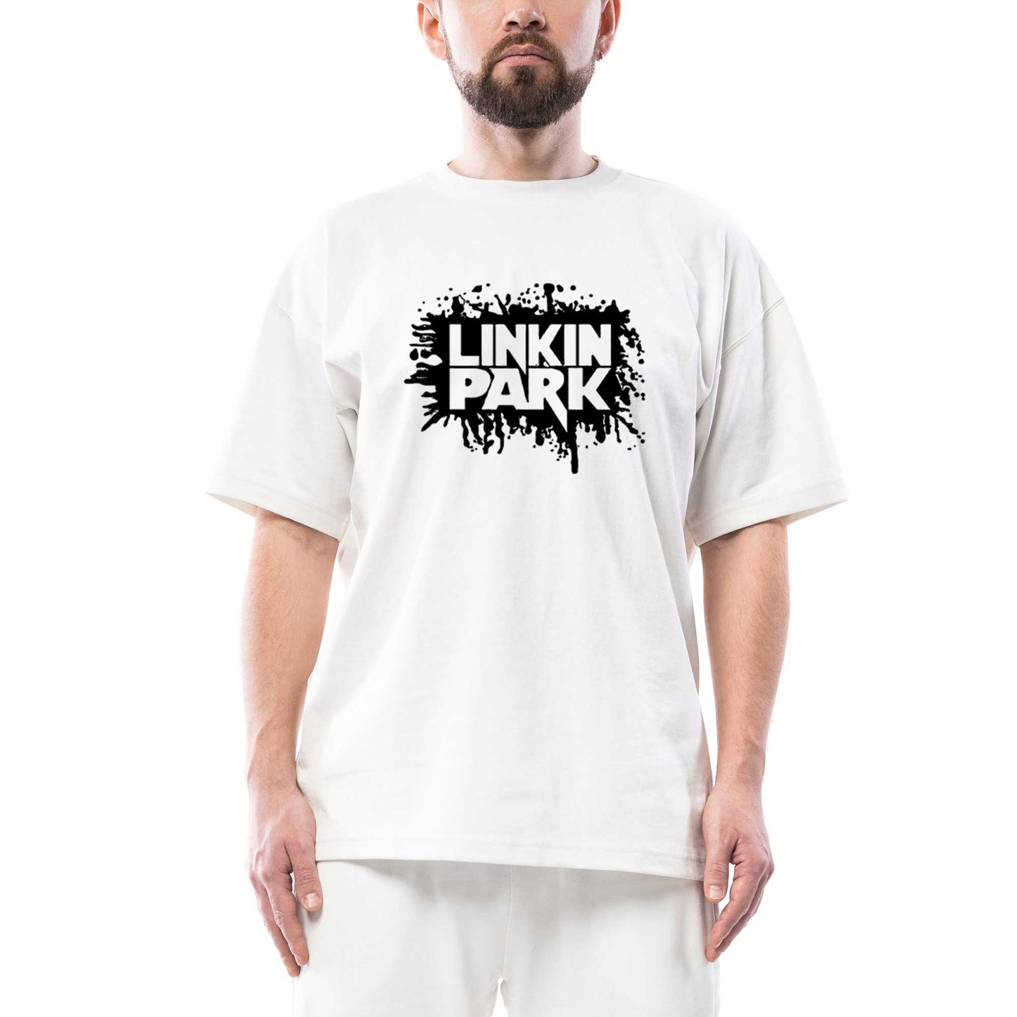 Linkin Park Underground Oversize Beyaz Tişört