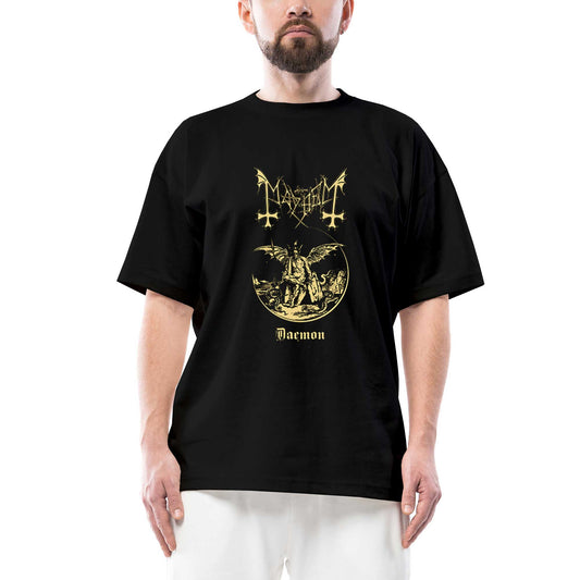 Mayhem Daemon King Oversize Siyah Tişört