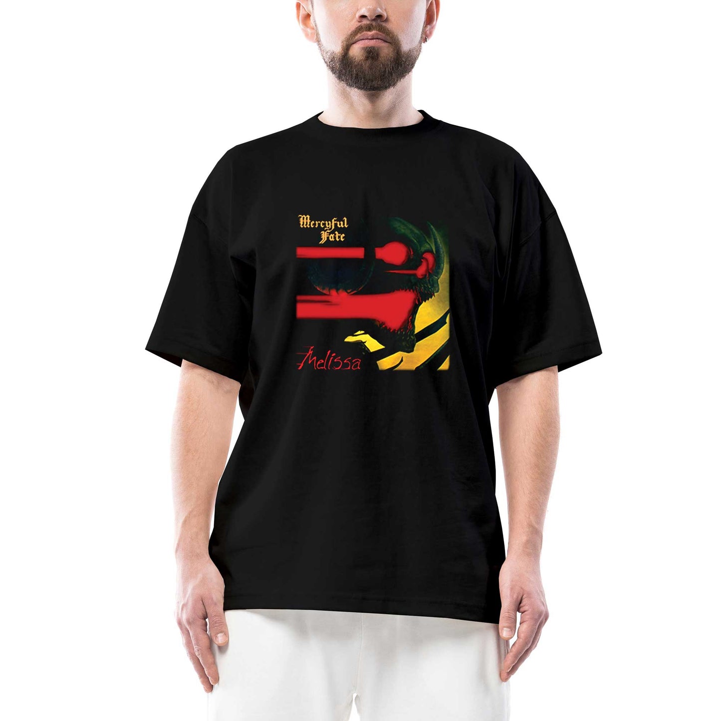 Mercyful Fate Melissa Oversize Siyah Tişört
