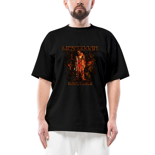 Meshuggah Immutable Oversize Siyah Tişört
