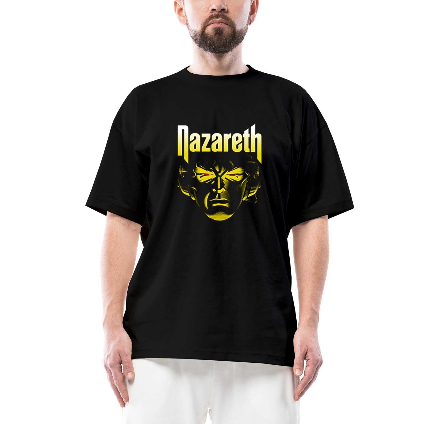 Nazareth Face Oversize Siyah Tişört
