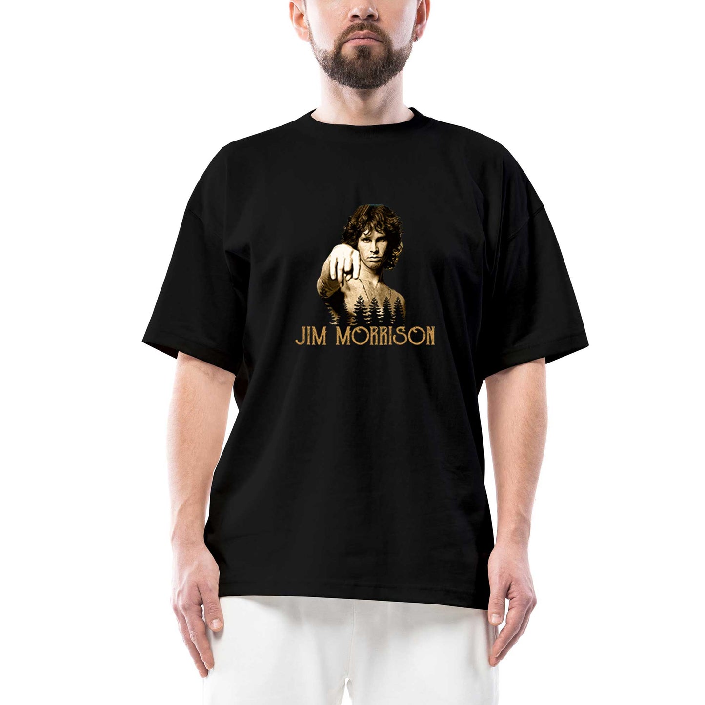 The Doors Jim Morrison Oversize Siyah Tişört