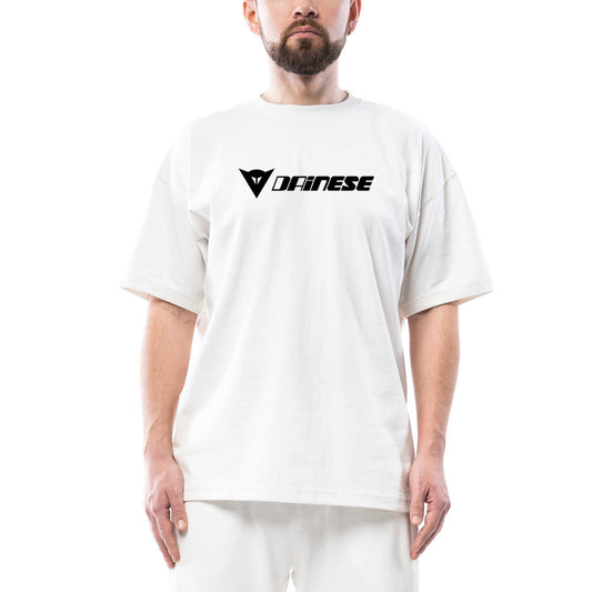 Dainese Logo Oversize Beyaz Tişört