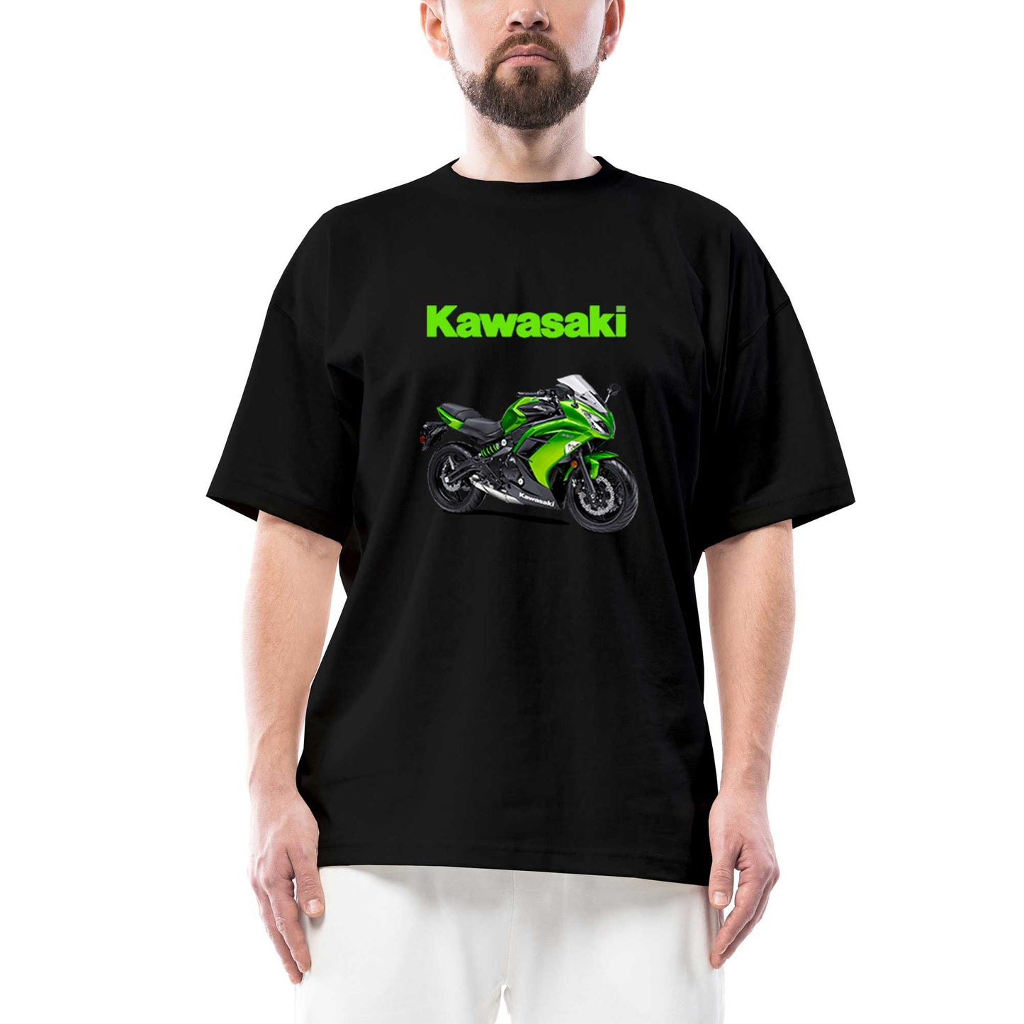 Kawasaki Ninja 650R Oversize Siyah Tişört