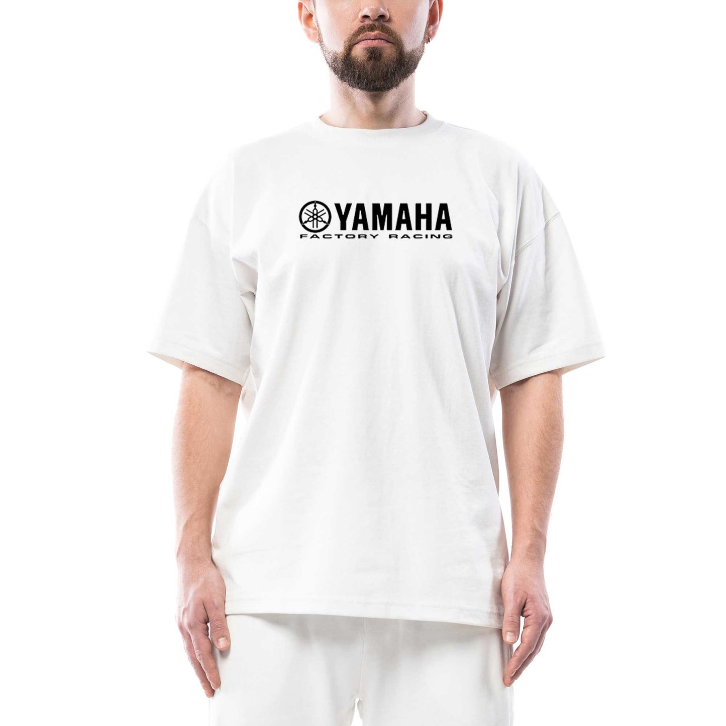 Yamaha Factory Racing Oversize Beyaz Tişört